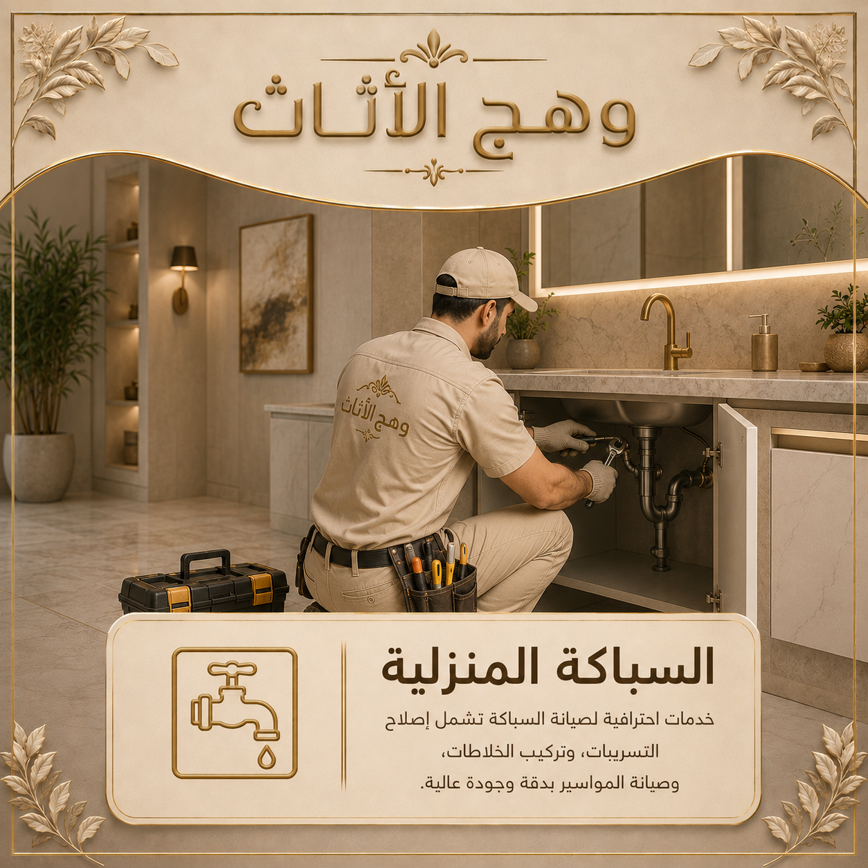 خدمة السباكة المنزلية والصيانة الشاملة